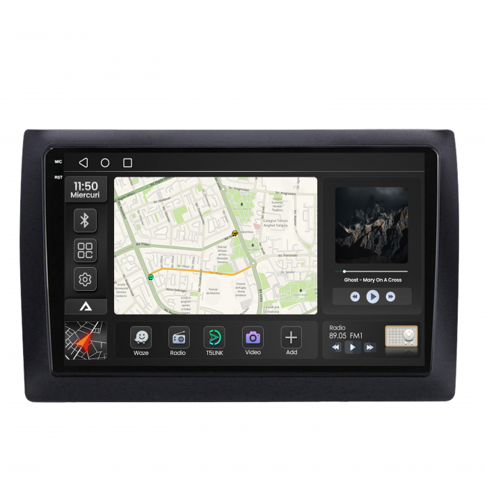 Carplay Android Android OS Fiat Stilo 4GB | AutoDrop.ro [2]