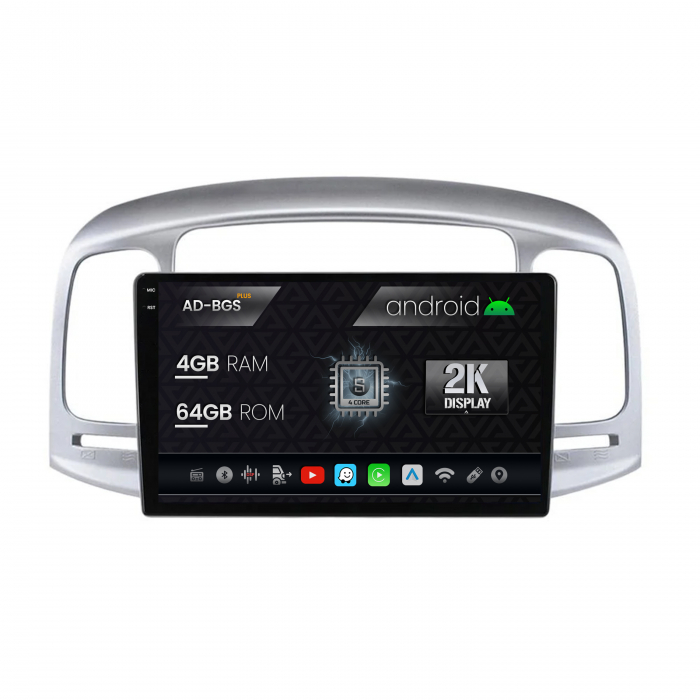 Carplay Android Hyundai Accent (2006-2011) 2+34GB | AutoDrop.ro [1]