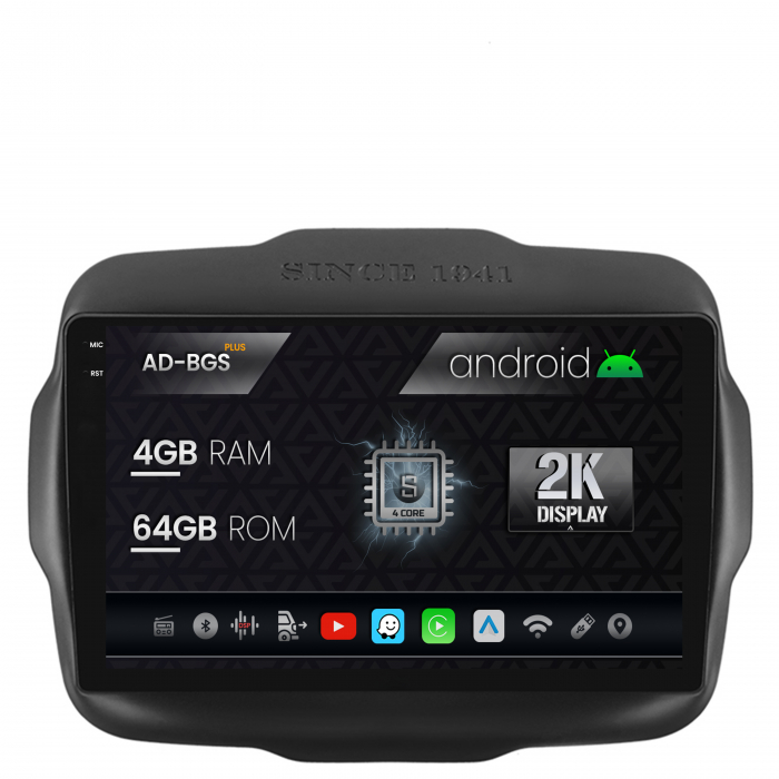 Navigatie Carplay Jeep Renegade 2014-2018 4GB | AutoDrop.ro [1]