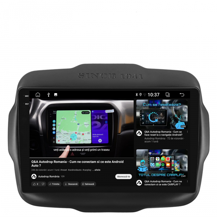 Navigatie Carplay Jeep Renegade 2014-2018 4GB | AutoDrop.ro [9]
