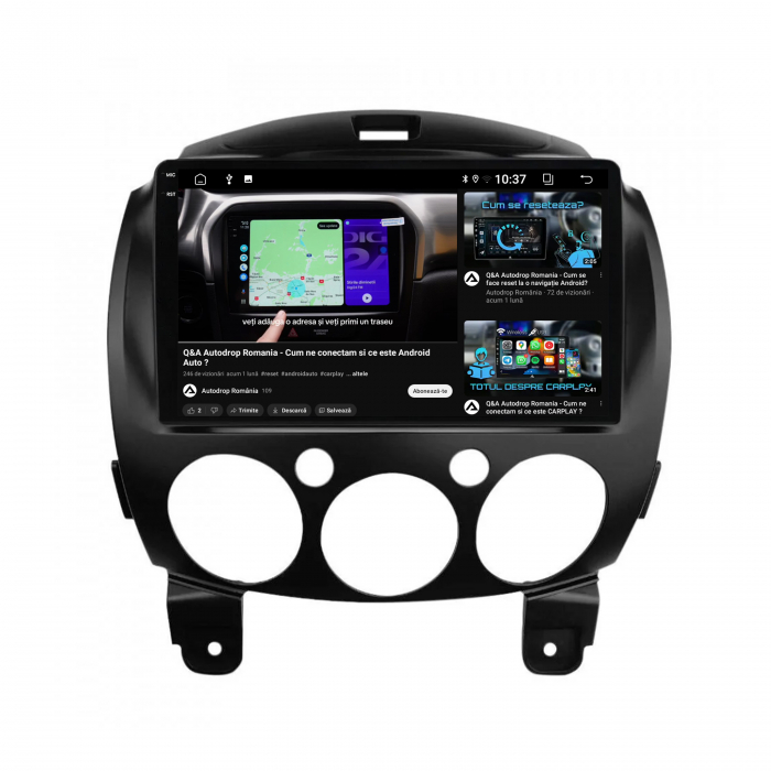 Navigatie Carplay Android OS Mazda 2 (2007-2014) | AutoDrop.ro [9]