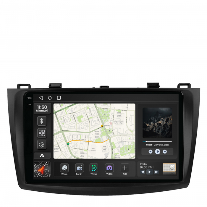Navigatie Carplay Android OS Mazda 3 09-13 4GB | AutoDrop.ro [2]