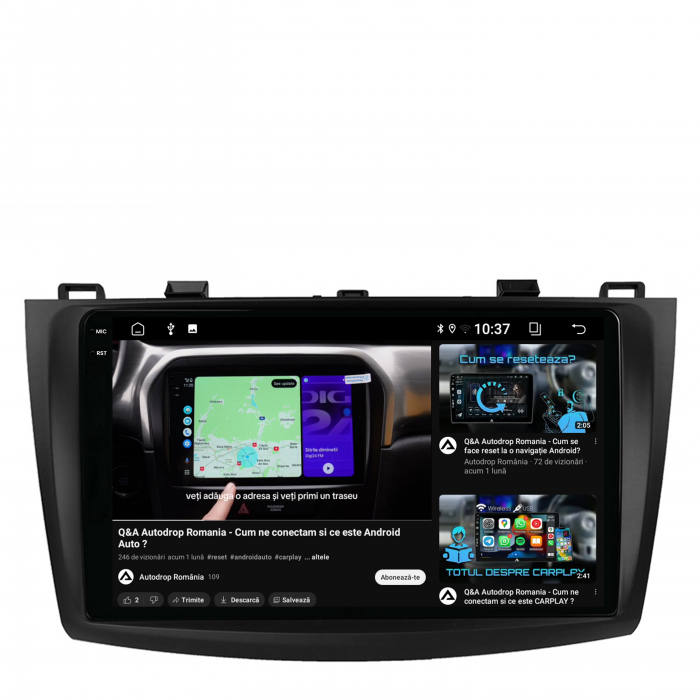 Navigatie Carplay Android OS Mazda 3 09-13 4GB | AutoDrop.ro [9]