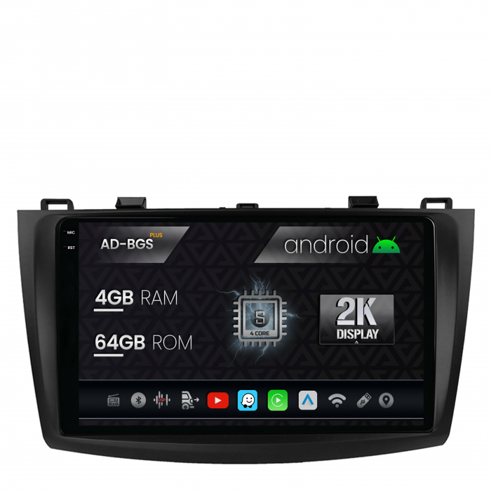 Navigatie Carplay Android OS Mazda 3 09-13 4GB | AutoDrop.ro [1]