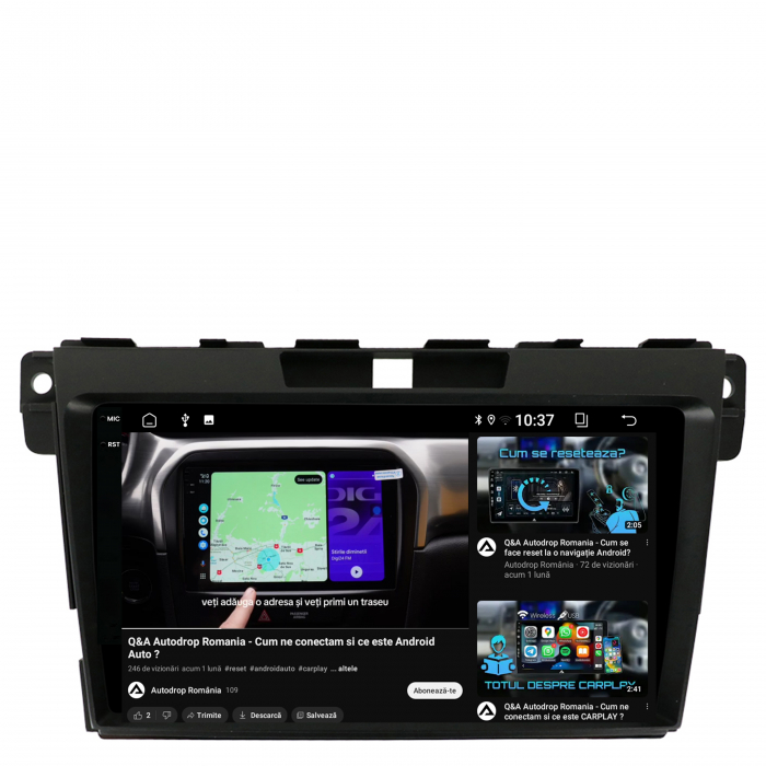 Navigatie Carplay Android OS Mazda CX-7 9" 4GB | AutoDrop.ro [7]