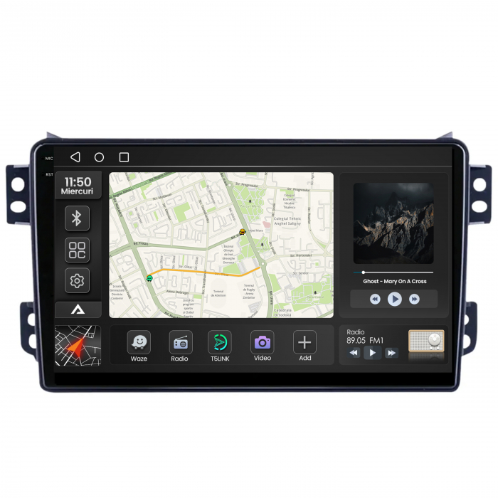 Navigatie Carplay Android OS Opel Agila 4GB | AutoDrop.ro [2]