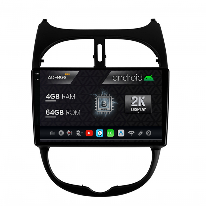 Carplay Android OS Peugeot 206 4GB | AutoDrop.ro [1]