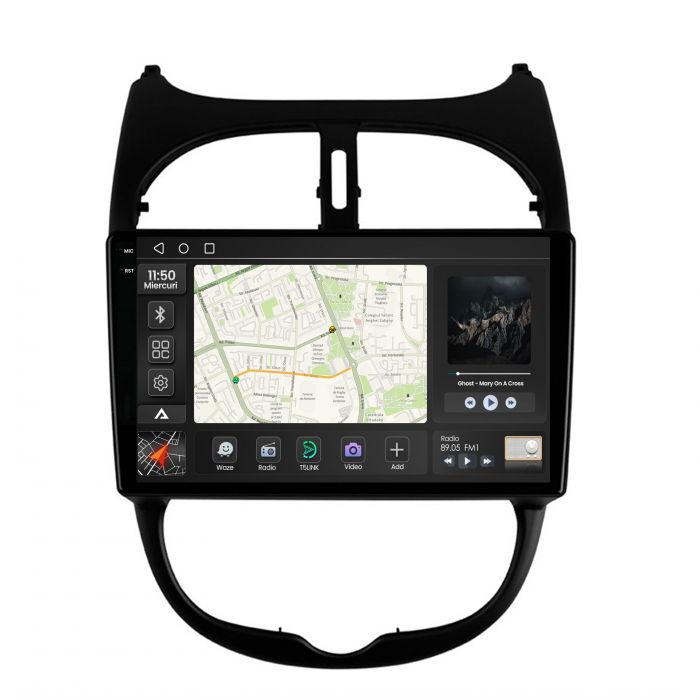 Carplay Android OS Peugeot 206 4GB | AutoDrop.ro [2]