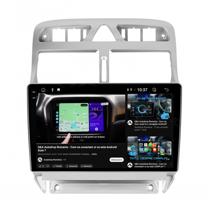 Carplay Dedicat Peugeot 307 Android 4GB | AutoDrop.ro [8]