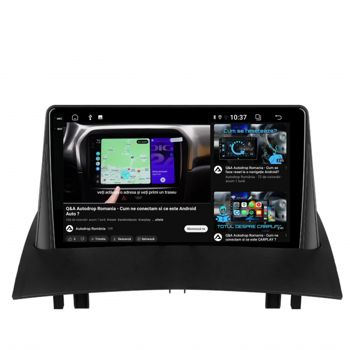 Carplay Android OS Renault Megane 2 9" 4GB | AutoDrop.ro [5]