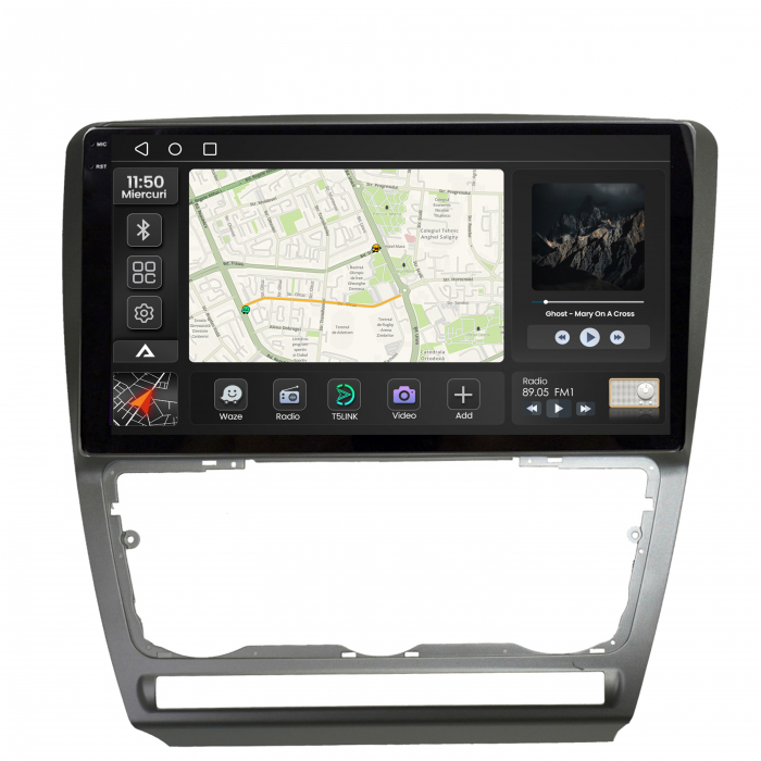 Carplay Android OS Skoda Octavia 2 | AutoDrop.ro [2]