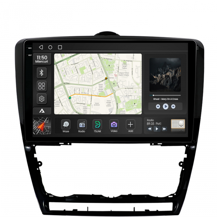 Carplay Android OS Skoda Octavia 2 | AutoDrop.ro [2]