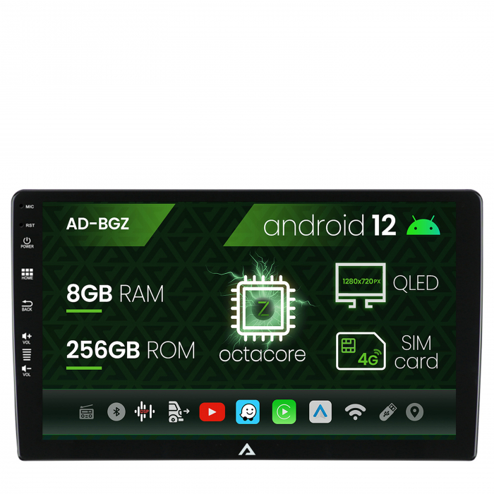 Navigatie Android 12 10.1inch 8+256GB | AutoDrop.ro [2]