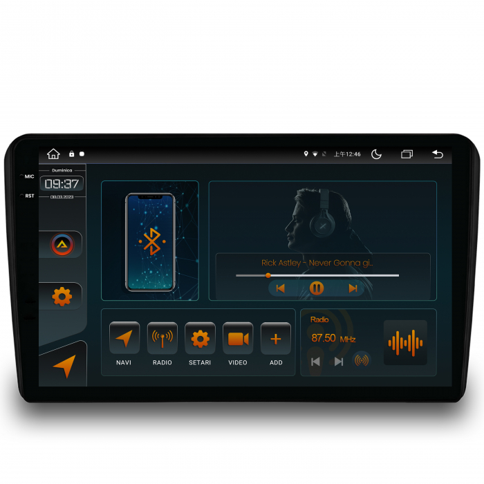 Navigatie 2K Android 13 Audi A3/ S3/ RS3 4GB | AutoDrop.ro [2]