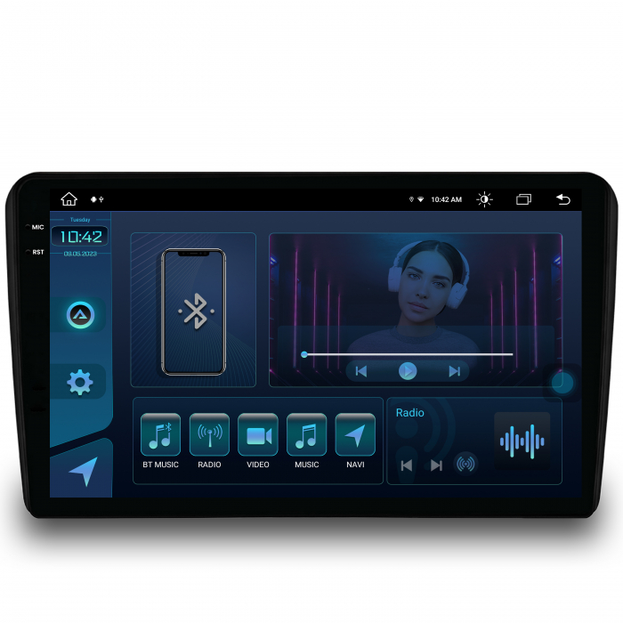 Navigatie 2K Android 13 Audi A3/ S3/ RS3 8GB | AutoDrop.ro [2]