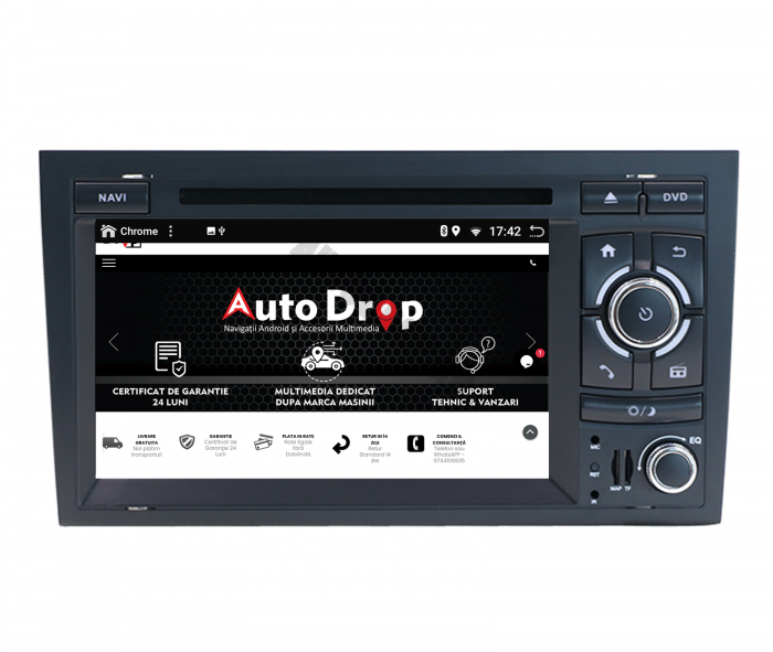 Navigatie Android Audi A4 7 Inch AD-BGB | AutoDrop.ro [9]