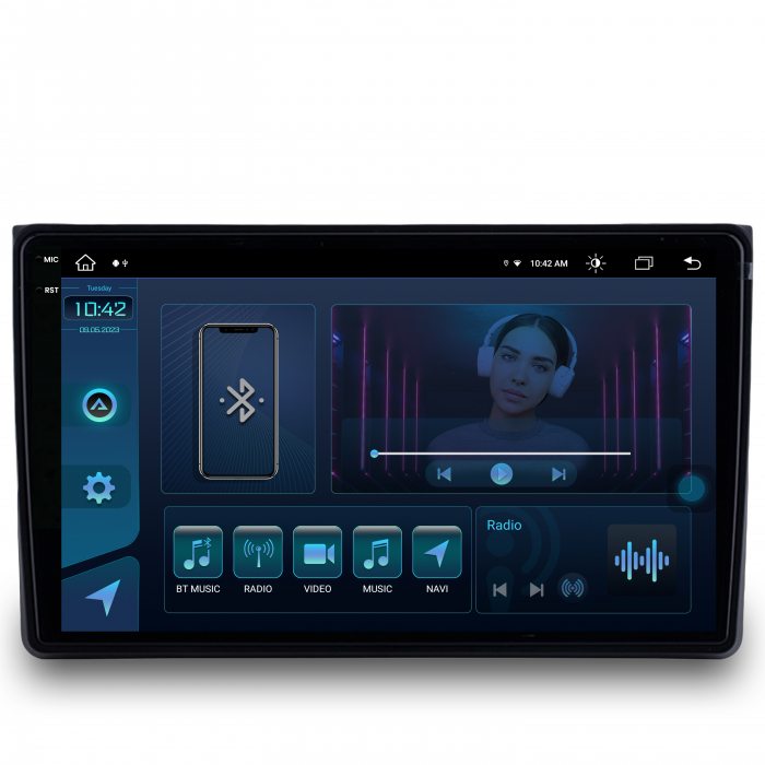 Navigatie Android 13 A4(B6/B7) / Seat Exeo 8GB | AutoDrop.ro [2]