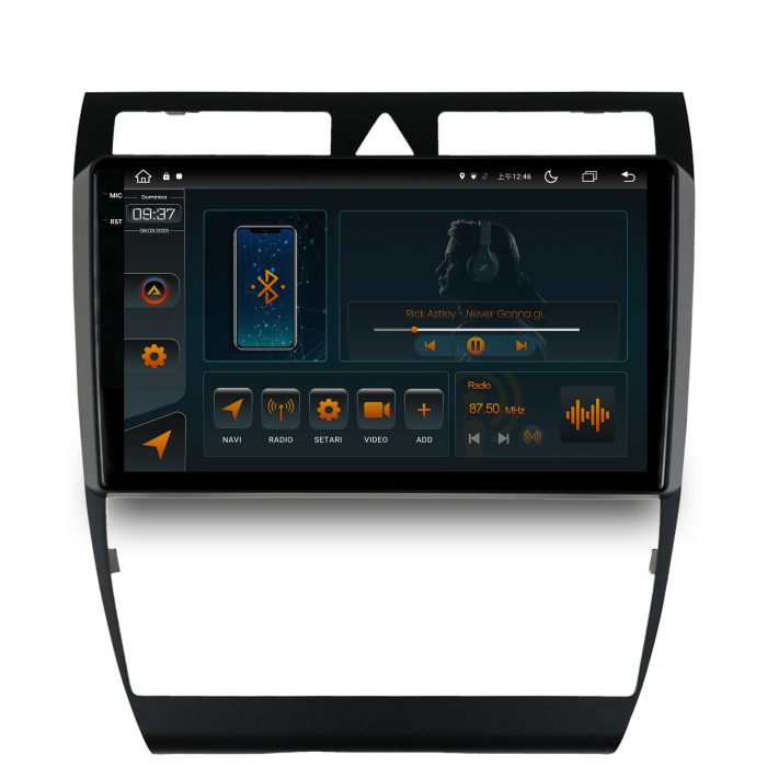 Navigatie 2K Android 13 Audi A6 4+64GB | AutoDrop.ro [2]
