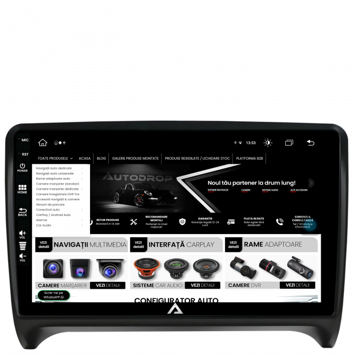 Navigatie Android 13 Audi TT 8+256GB | AutoDrop.ro [4]
