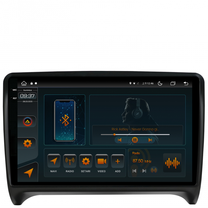 Navigatie 2K Android 13 Audi TT 4+64GB | AutoDrop.ro [2]