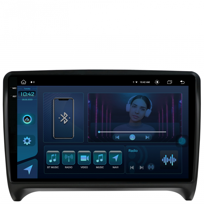 Navigatie 2K Android 13 Audi TT 8+256GB | AutoDrop.ro [2]