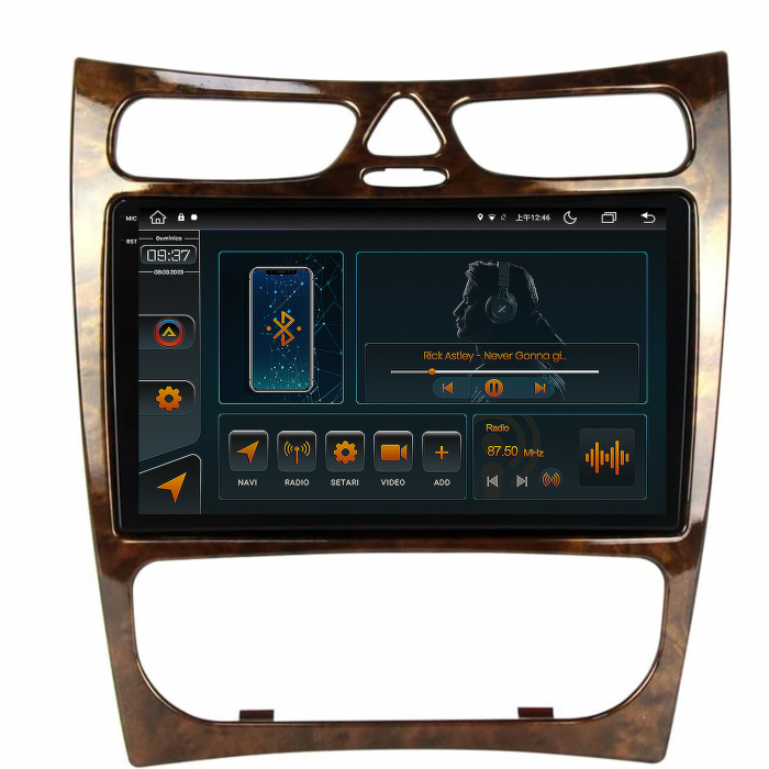Navigatie Android 2K Mercedes Benz CLK W209 (2000-2005), 4+64GB | AutoDrop.ro [2]