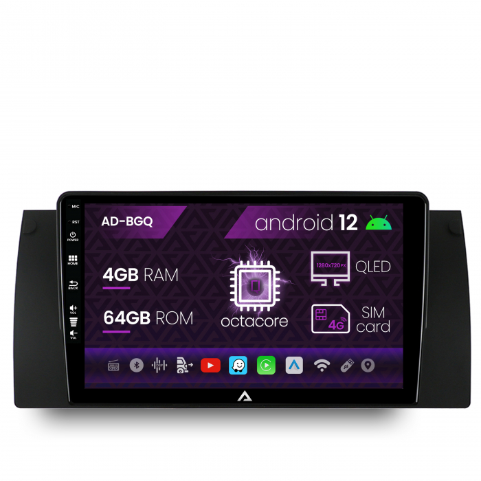 Navigatie Android 12 BMW E39/E53/E38 QLED | AutoDrop.ro [2]
