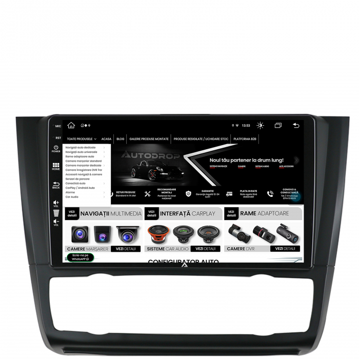 Android 13 BMW Seria 1 9 inch AC 8+256GB | AutoDrop.ro [4]