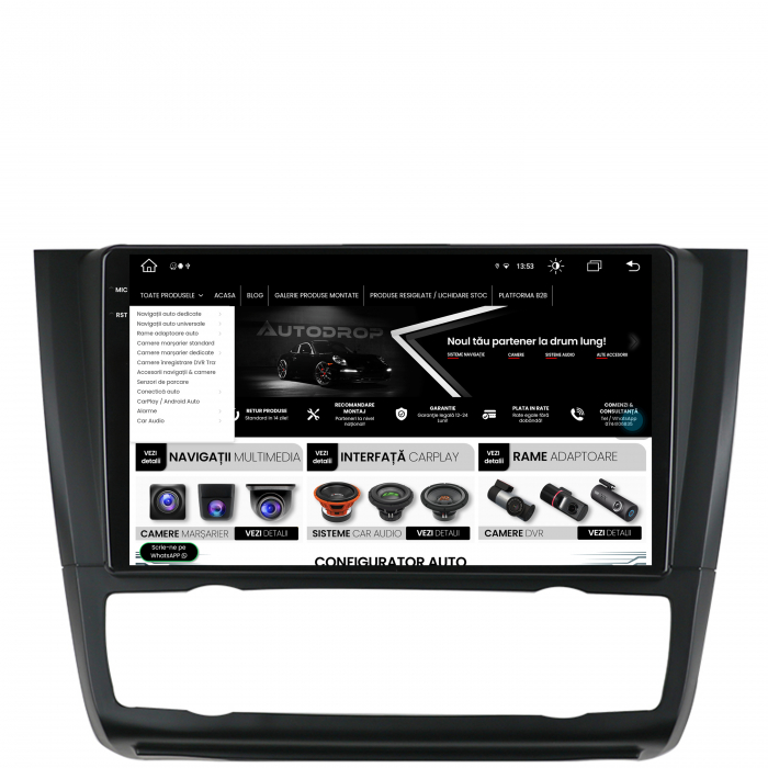 Android 13 2K BMW Seria 1 9.5 Inch 4+64GB | AutoDrop.ro [9]