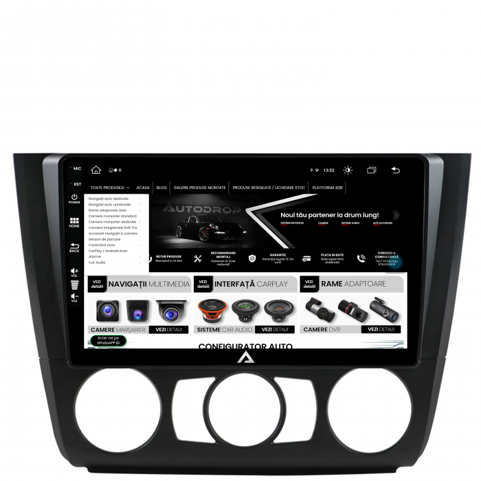 Navigatie Android 13 BMW Seria 1 8GB M AC | AutoDrop.ro [4]