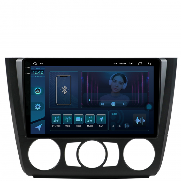 Navigatie 2K Android 13 BMW Seria 1 8GB M AC | AutoDrop.ro [2]