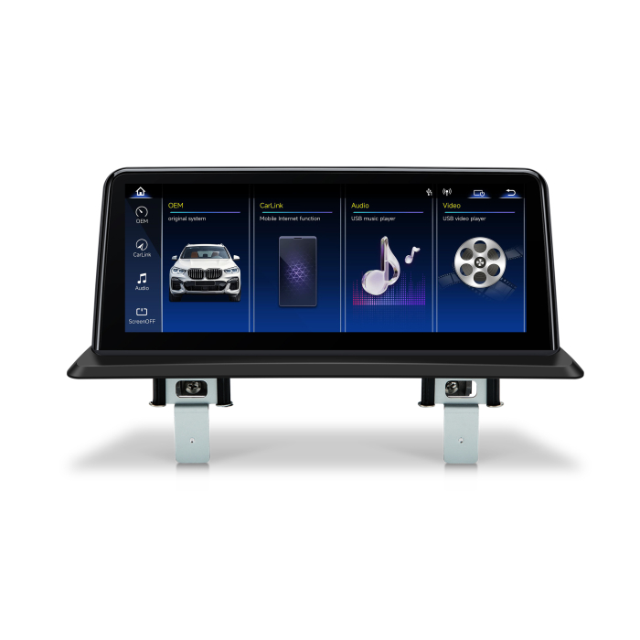Navigatie BMW Seria 1 E87/E88/E82/E81 (2006-2012), Linux OS & OEM, Varianta iDrive, CarPlay & Android Auto Wireless, MirrorLink, Camera AHD, 12.3 Inch - AD-BGBM10LXICI+AD-BGRKITBMI110 [2]