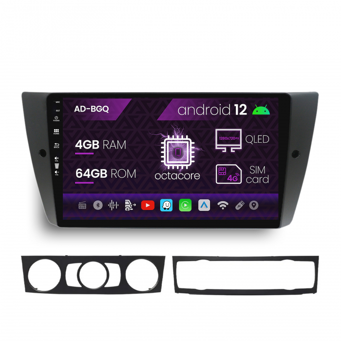 Android 12 BMW Seria 3 E90/91/92 QLED| AutoDrop.ro [2]