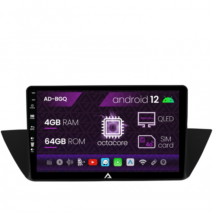 Navigatie Android 12 BMW X1 QLED 1280x720| AutoDrop.ro [2]