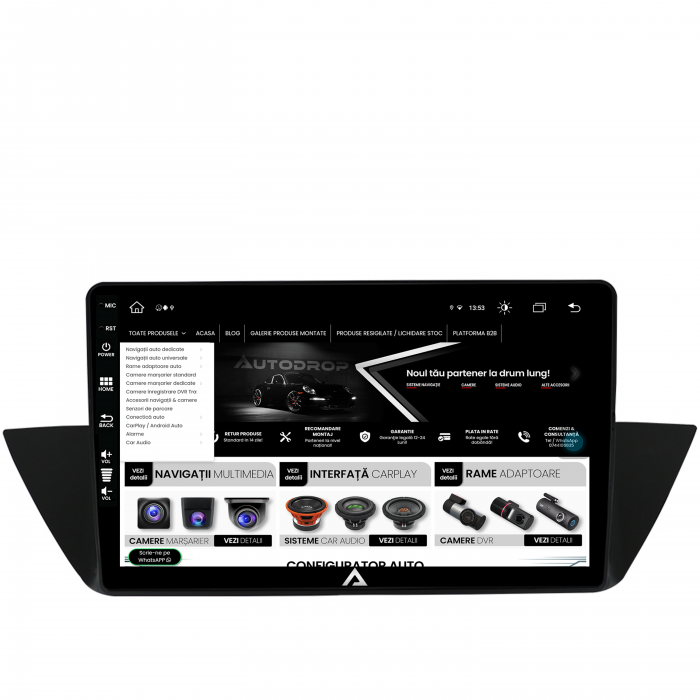 Navigatie Android 13 BMW X1 8+256GB | AutoDrop.ro [9]