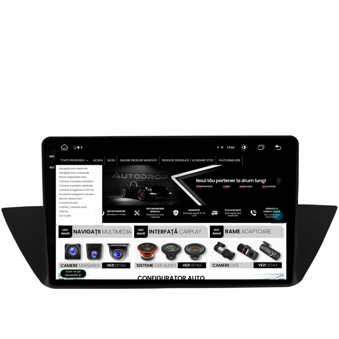 Navigatie 2K Android 13 BMW X1 8+256GB | AutoDrop.ro [12]