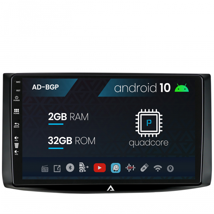 Navigatie chevrolet aveo (2006-2012), android 10, p-quadcore 2gb ram + 32gb rom, 9 inch - ad-bgp9002+ad-bgrkit245