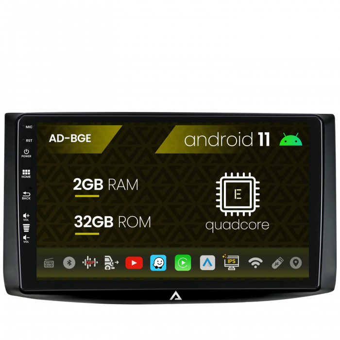 Navigatie chevrolet aveo (2006-2012), android 11, e-quadcore 2gb ram + 32gb rom, 9 inch - ad-bge9002+ad-bgrkit245