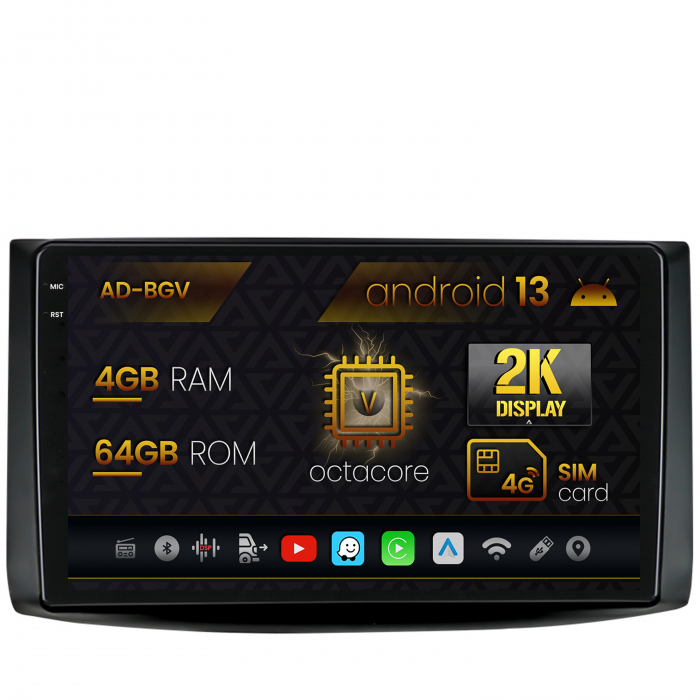 Navigatie 2K Android 13 Chevrolet Aveo 4GB | AutoDrop.ro [9]
