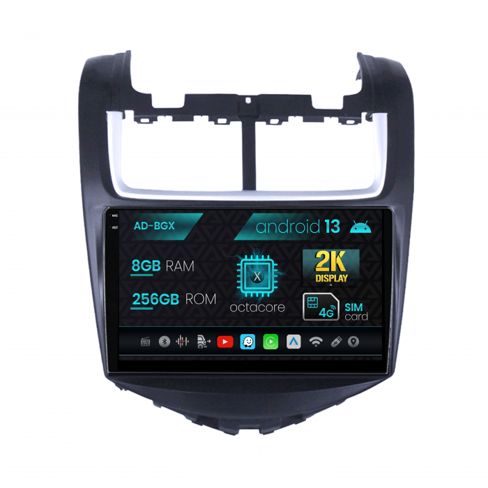 Navigatie 2K Android 13 Chevrolet Aveo (2014-2017) 8GB | AutoDrop.ro [1]
