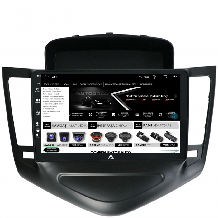 Navigatie Android 13 Chevrolet Cruze 8GB | AutoDrop.ro [4]