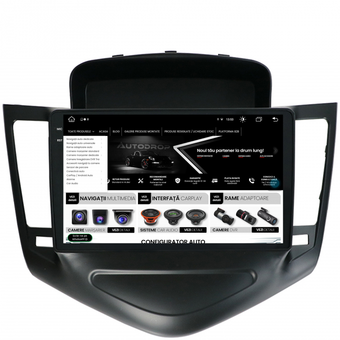 Navigatie 2K Android 13 Chevrolet Cruze 4GB | AutoDrop.ro [9]