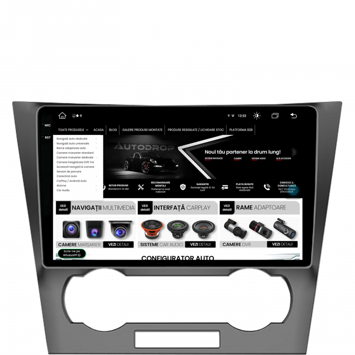 Navigatie 2K Android 13 Chevrolet Epica 8+256GB | AutoDrop.ro [13]