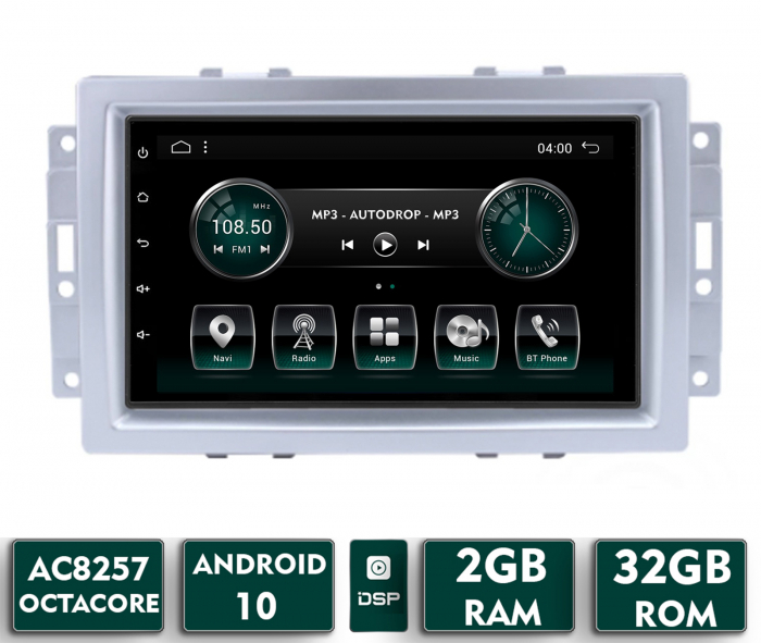Navigatie Android 10 Chrysler 300C 7" 2GB | AutoDrop.ro [1]