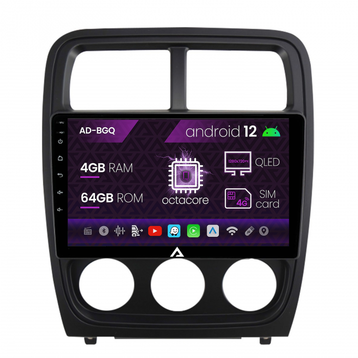 QLED Android Dodge Caliber 4+64GB | AutoDrop.ro [2]