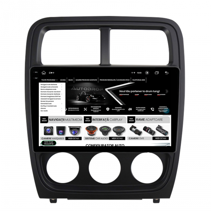 Navigatie 2K Android Dodge Caliber 8+256GB | AutoDrop.ro [13]