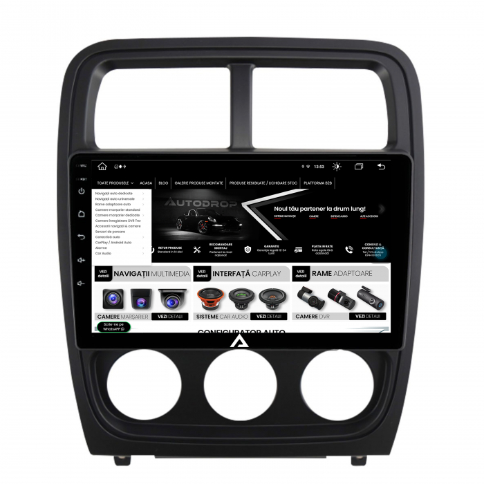 Navigatie Android Dodge Caliber 8+256GB | AutoDrop.ro [4]