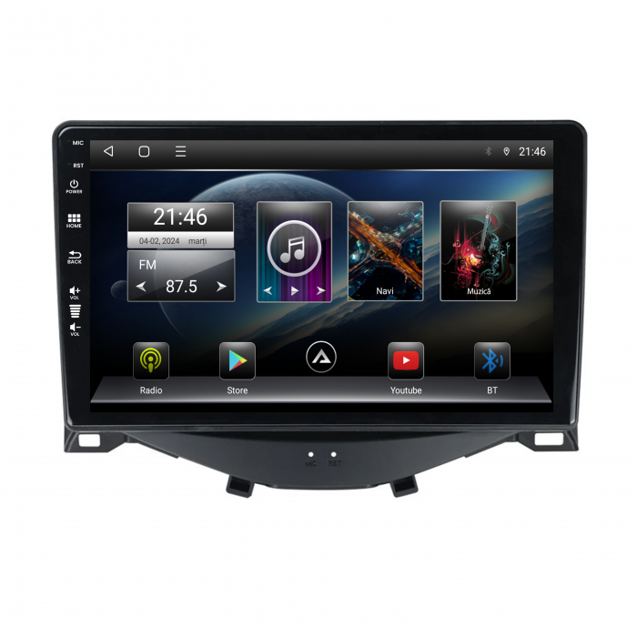 Navigatie Android Citroen C1 / Peugeot 108 / Toyota AYGO (2014-2022) 2GB | AutoDrop.ro [2]