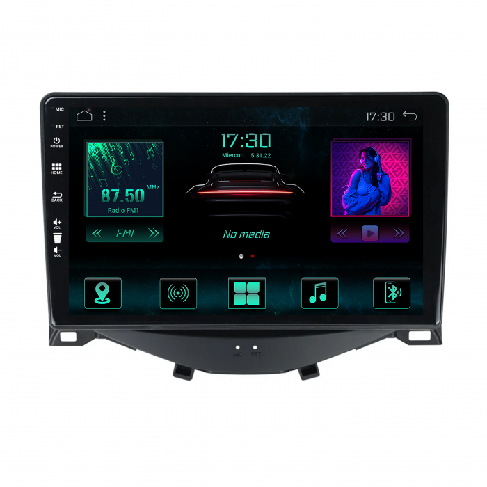 Navigatie Android Citroen C1 / Peugeot 108 / Toyota AYGO (2014-2022) 6GB | AutoDrop.ro [2]