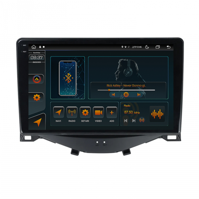 Navigatie 2K Android Citroen C1 / Peugeot 108 / Toyota AYGO (2014-2022) 4GB | AutoDrop.ro [2]